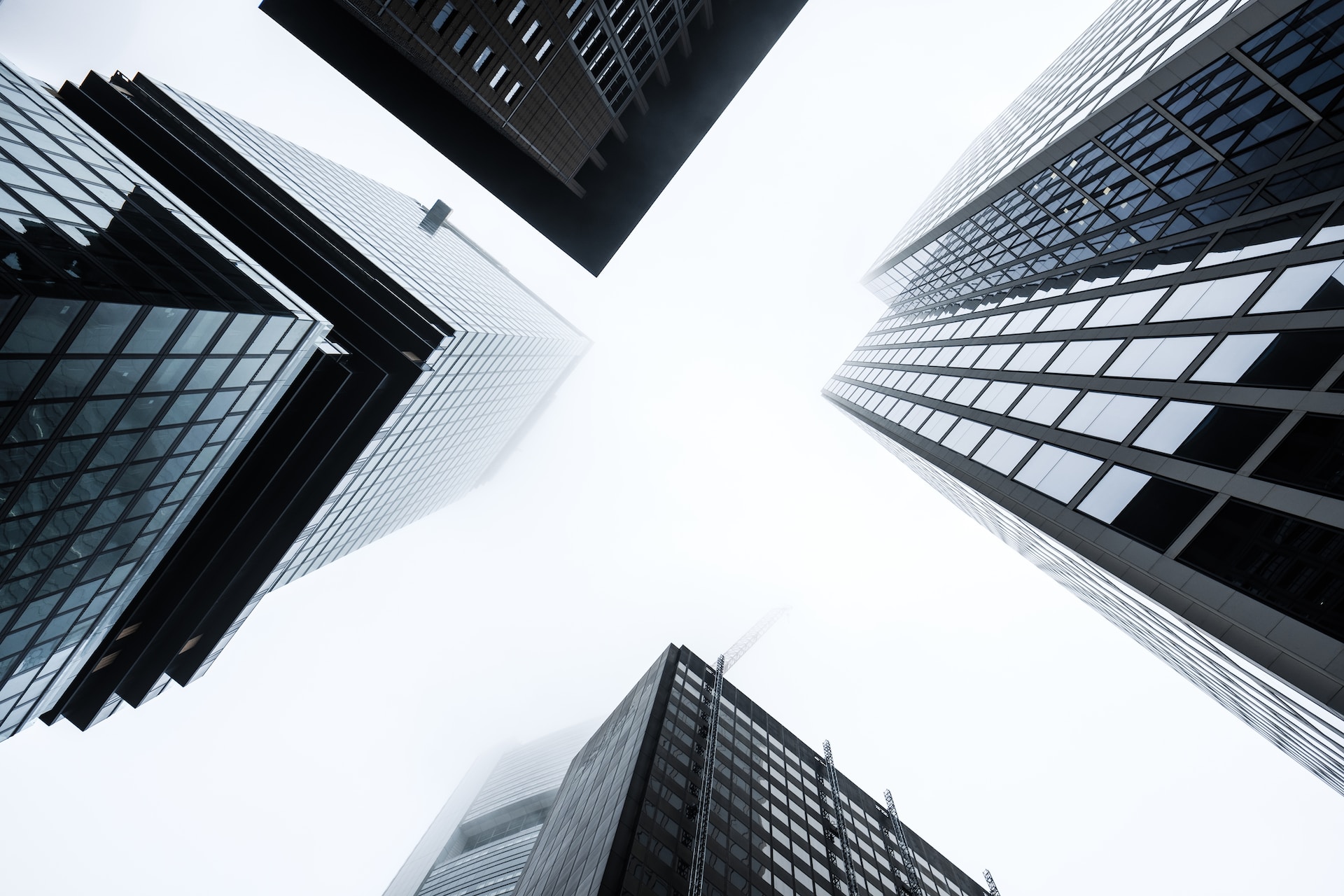 low angle photography of high rise buildings